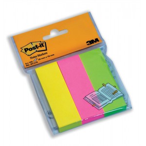 3M Post-it Page Markers 25x76mm Pack of 3x100 671/3