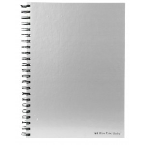 PUKKA Pad A4 Wirebound Notebook Silver