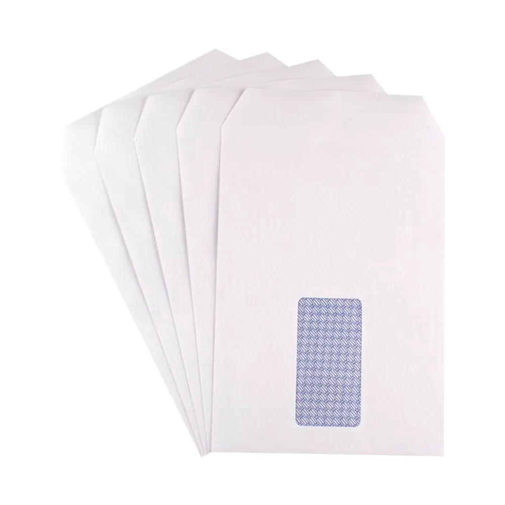 C5+White+Window+Wallet+Envelopes+Self+Seal+90gsm
