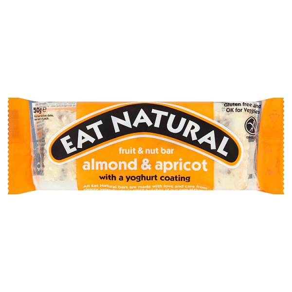 Eat+Natural+Fruit+%26+Nut+Bar+Almond+%26+Apricot+with+a+Yoghurt+Coating+12+x+50g