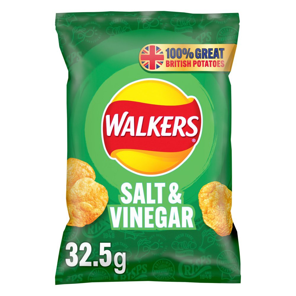 Walkers+Salt+%26+Vinegar+Crisps+32.5g+-+Pack+size%3A+Case+of+32