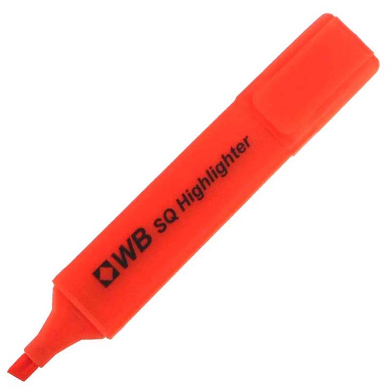 WB+SQ+Orange+Highlighter+Pen+Pk10