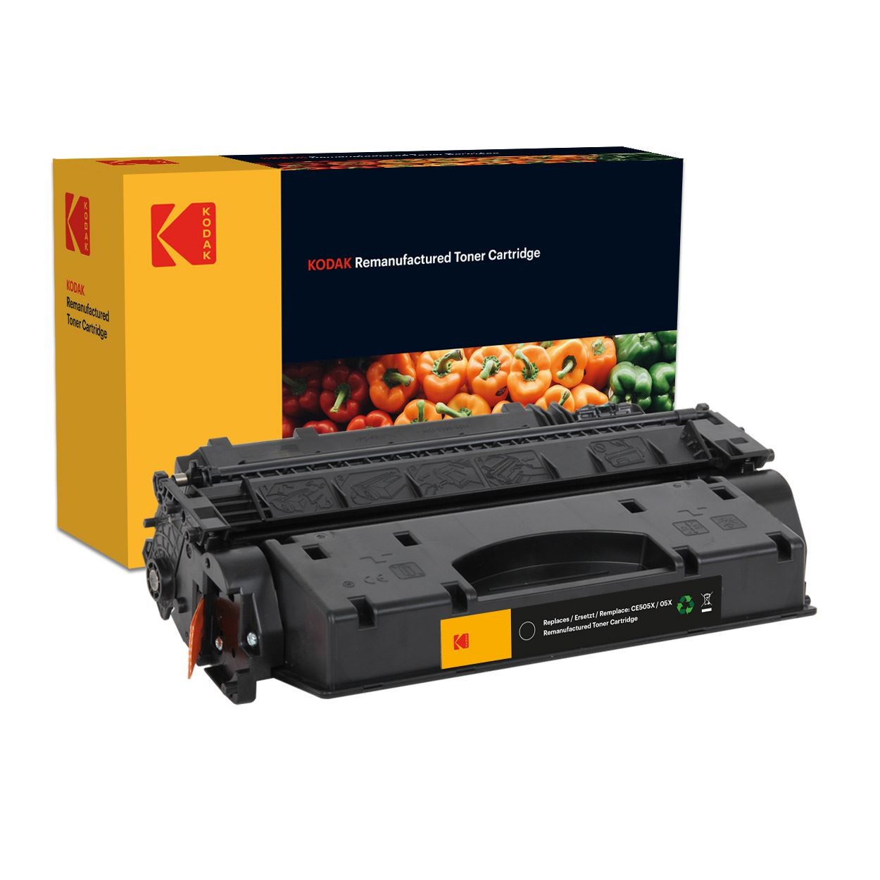 KODAK+Replacement+Toner+Cartridge+for+use+in+HP+LaserJet+P2050%2F+P2055d%2F+P2055dn%2F+P2055x+05X+%2F+CE505X+%2F+Mono+6500+pages