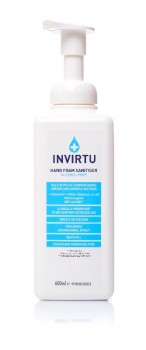 Invirtu+Hand+Foam+Sanitiser+Alcohol-Free+600ml