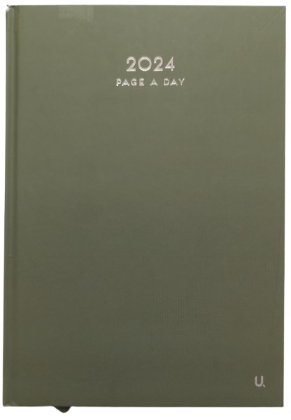 A5+Page+a+Day+Diary+Sage+Green+-+2024