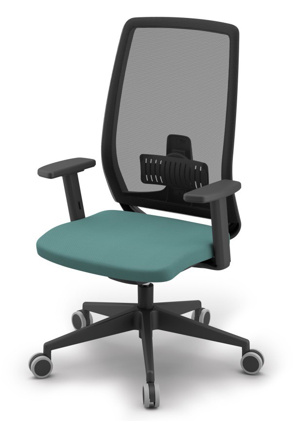 Operators+Task+Chair+Mesh+Back+Fabric+Seat+