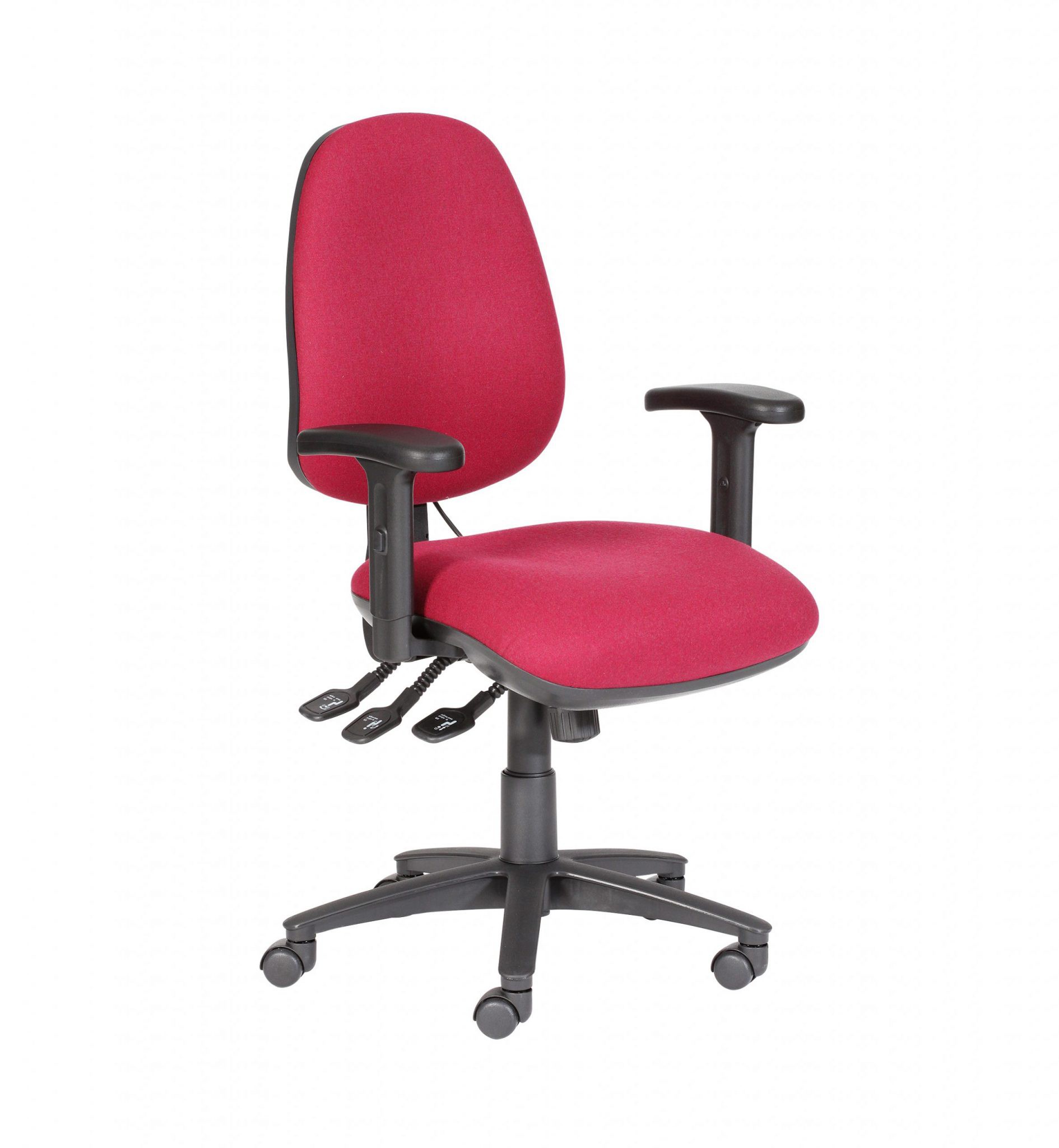 Tiverton+High+Back+Operators+Chair+with+Adj.+Arms+-+Fabric+%3A+Phoenix+Havana+%28Black%29+YP009