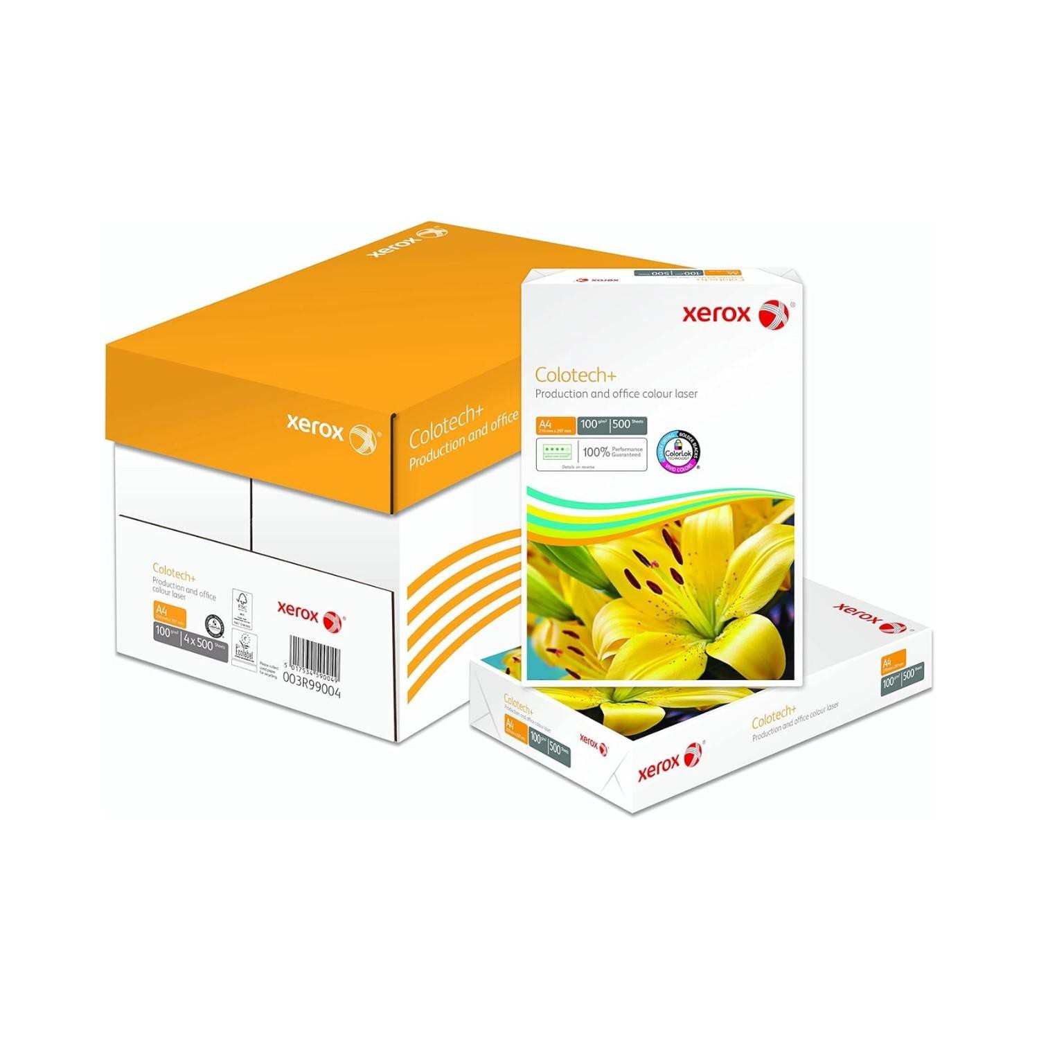 Xerox+Colotech%2B+A4+Super+Smooth+Paper+100gsm+White+500+Sheets