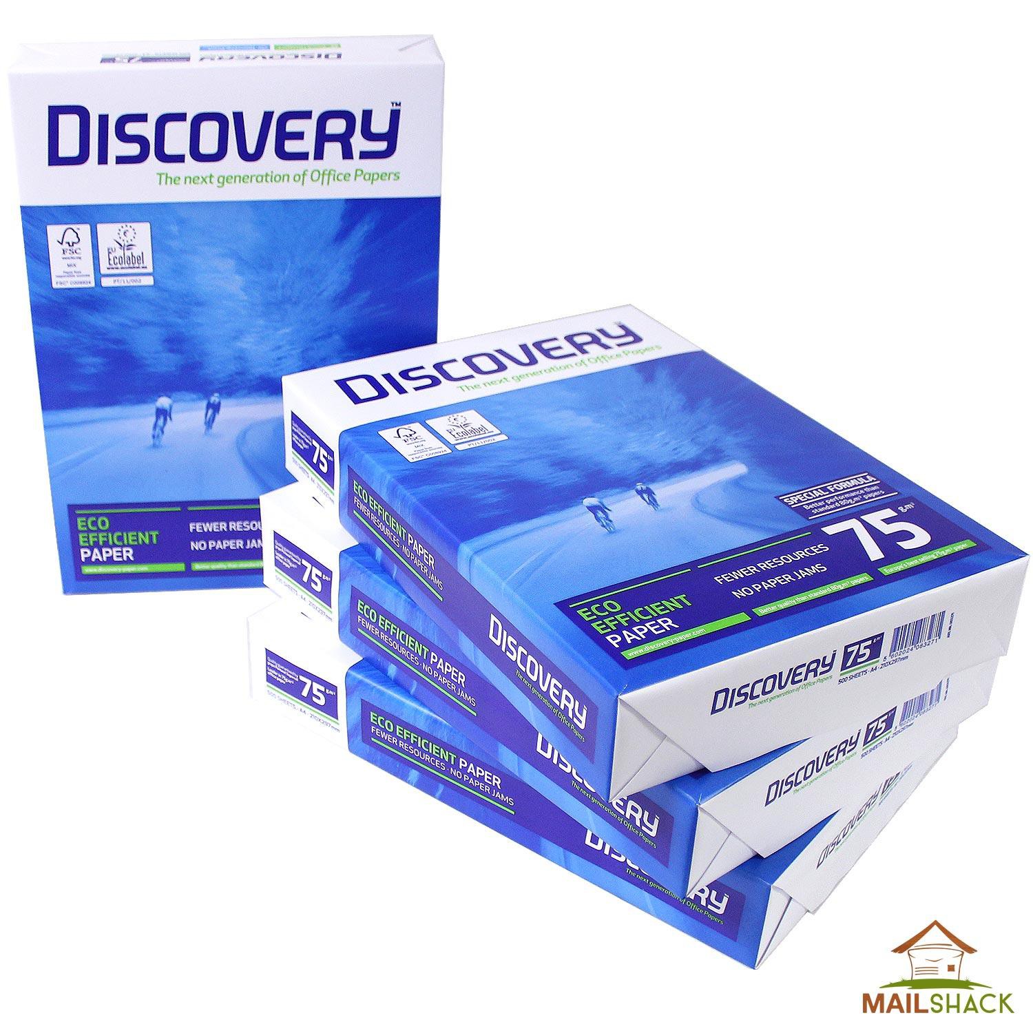Discovery+A4+White+Paper+75gsm+500+Sheets