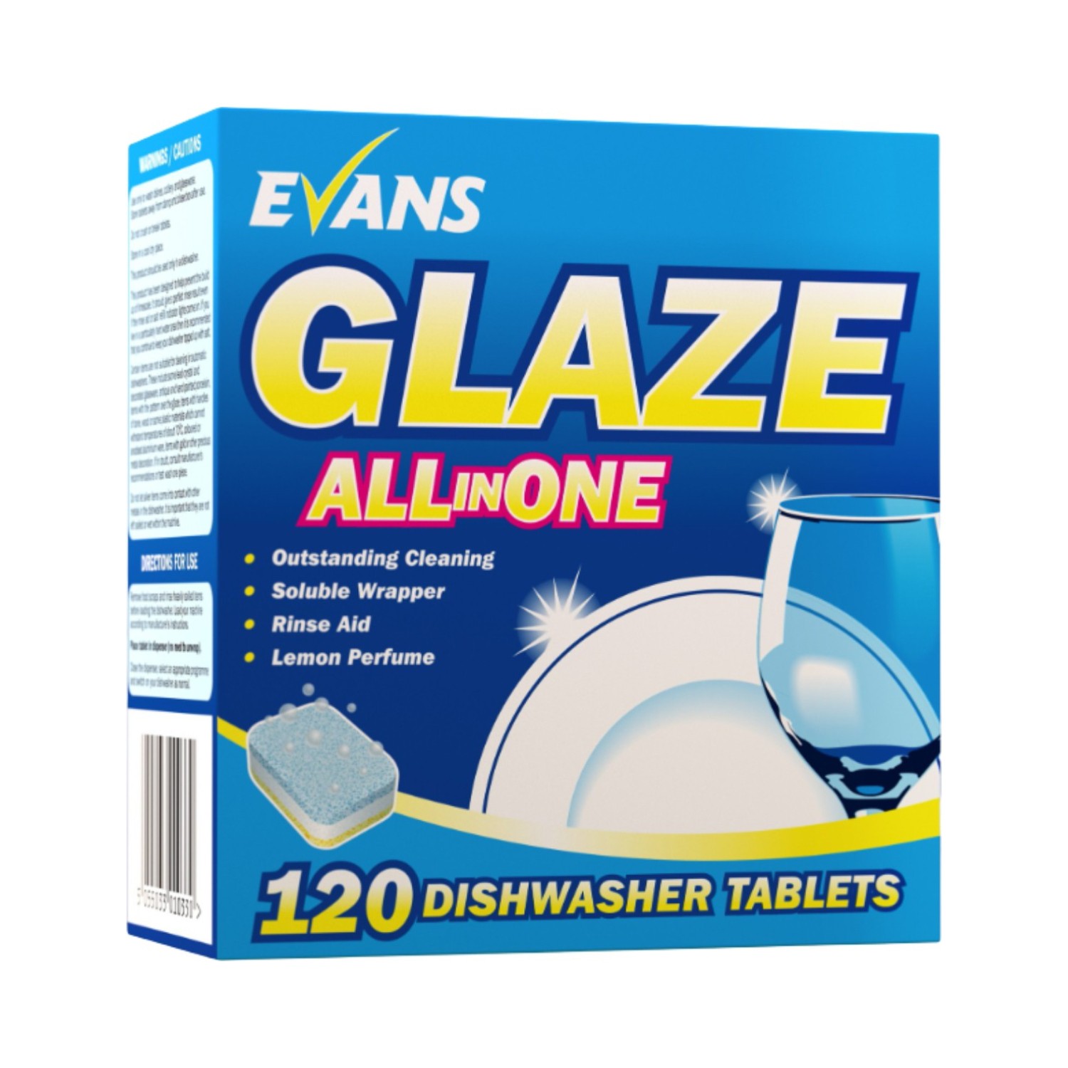 Evans+Glaze+All+In+One+Dishwasher+Tablets