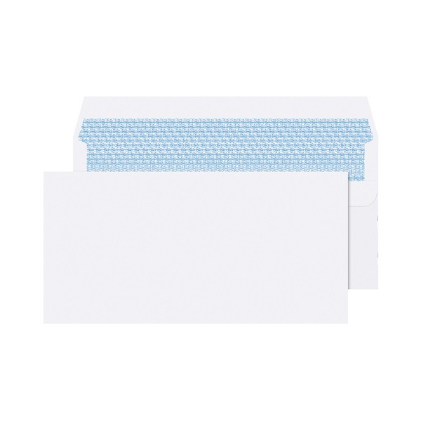 DL+Plain+Envelopes+Self+Seal+110+x+220mm+90gsm+White