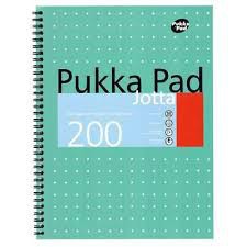 Pukka+Pad+A4+Jotta+Metallic+Squared+Wirebound+Notepad+Green