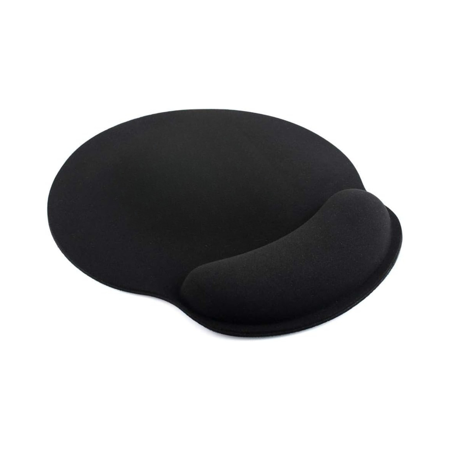 Memory+Foam+Mouse+Pad+With+Wrist+Rest+Black