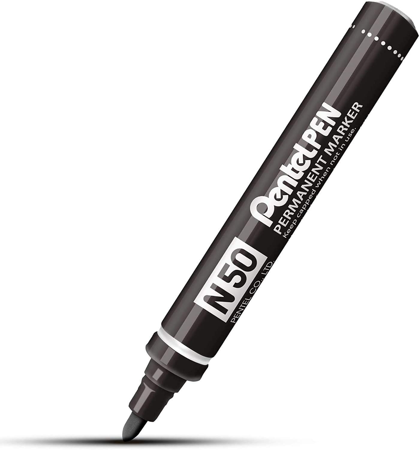 Pentel+N50+Permanent+Bullet+Tip+Marker+Black